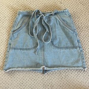 Billabong x the salty blonde denim skirt